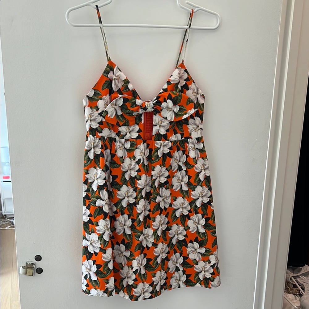 Floral Spaghetti Strap Dress